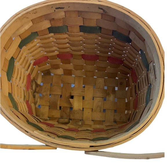 Vintage Christmas Collection Season Greetings Basket - Picture 3 of 4